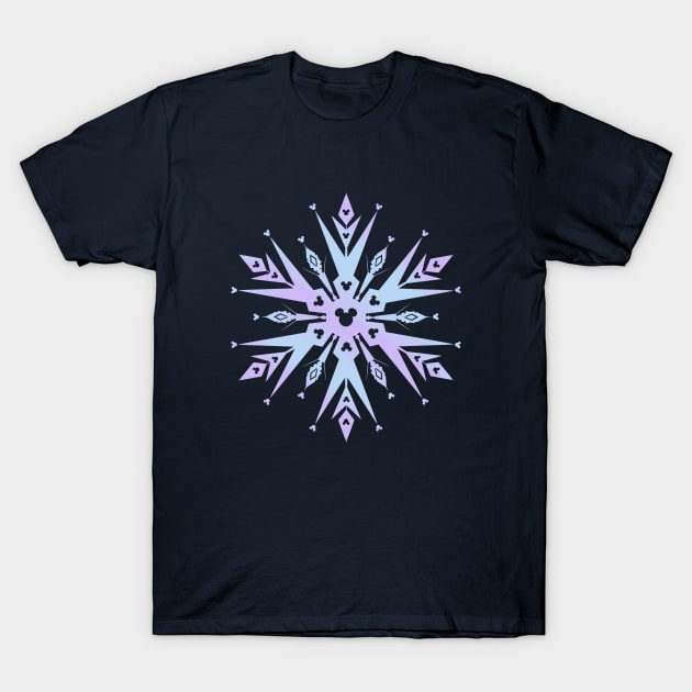 Mickey snowflake T-Shirt by Littlepancake